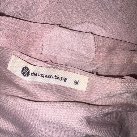 Blush Girly Pink Polka Dot Romper - Picture 9 of 12